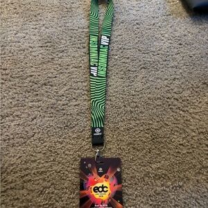 EDC 2018 Las Vegas VIP Green Lanyard